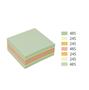 Self-adhesive cube note, 51x51mm, 240 sheets, STICK N, forest colors pastel mix